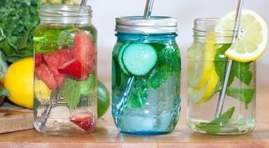 mostër meny diete për pije për 7 ditë